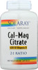 Calcium & Magnesium Citrate, With Vitamin D-2, 2:1 Ratio 180 Vegetarian Capsules