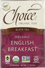 Organic Black Tea English Breakfast - Original 16 Each 1.1 Ounce