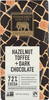 Chocolate Bar Black Rhino Dark Chocolate With Hazelnut Toffee 3 Ounce 85 Gram