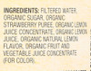 Lemonade Organic Strawberry Lemonade 32 Fl Oz  1 Quart