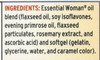 Essential Woman Soft Gels Lignan Flax And Evening Primrose Oil Blend 120 Count