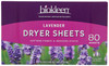 Dryer Sheets Lavender Softens Fabric & Reduces Static 80 Count