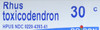 Rhus Toxicodendron 30C 80 Count