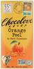 Chocolate Bar Orange Peel In Dark Chocolate 55% Cocoa Content 3.2oz