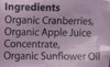 Fruit Dried Cranberries, Organic 4oz