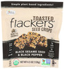 Toasted Seed Crisps Black Sesame Seed & Black Pepper 4.5oz