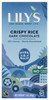 55% Cocoa Dark Chocolate Bar Crispy Rice Stevia Sweetened 3oz