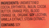 70% Extra Dark Chocolate Bar Blood Orange Stevia Sweetened 2.8oz