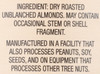 Creamy Almond Butter Unsweetened & Salt Free Natural 16oz