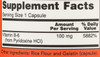 Vitamin B-6 100mg - 250 Capsules