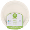 Plates,Compostable,9 Inch 9 Inches 20 Count