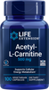 Acetyl-L-Carnitine 500 mg 100 vegetarian capsules