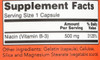 Niacin 500 mg - 100 Capsules