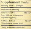 Resveratrol 250mg with Red Wine Extract 60 Softgels