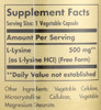 L-Lysine 500mg 100 Vegetable Capsules