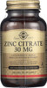 Zinc Citrate 30mg 100 Vegetable Capsules