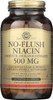 No-Flush Niacin 500mg 250 Vegetable Capsules Vitamin B3 Inositol Hexanicotinate