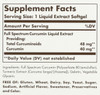 Curcumin Full Spectrum 185x 24 Hour Support 60 Softgels