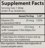 Kid'S Super Daily D3 + K2 - 25 Mcg Of Vitamin D3 + 22.5 Mcg Of Vitamin K2 As Mk-7 Per Drop - 360 Drops