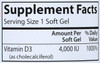 Vitamin D3 4000 Iu -  - 120 Soft Gel