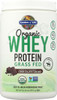 Organic Grass Fed Whey Chocolate 397.5G Powder