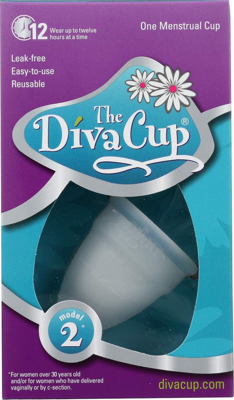The Divacup Model 2 Feminine Hygiene Menstrual Cup