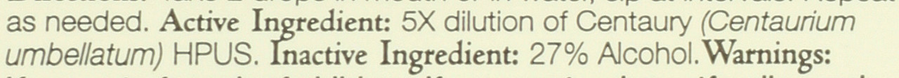 Original Flower Remedy Centaury For Naturally Occurring Nervous Tension, 20 Ml 0.7 Fl oz