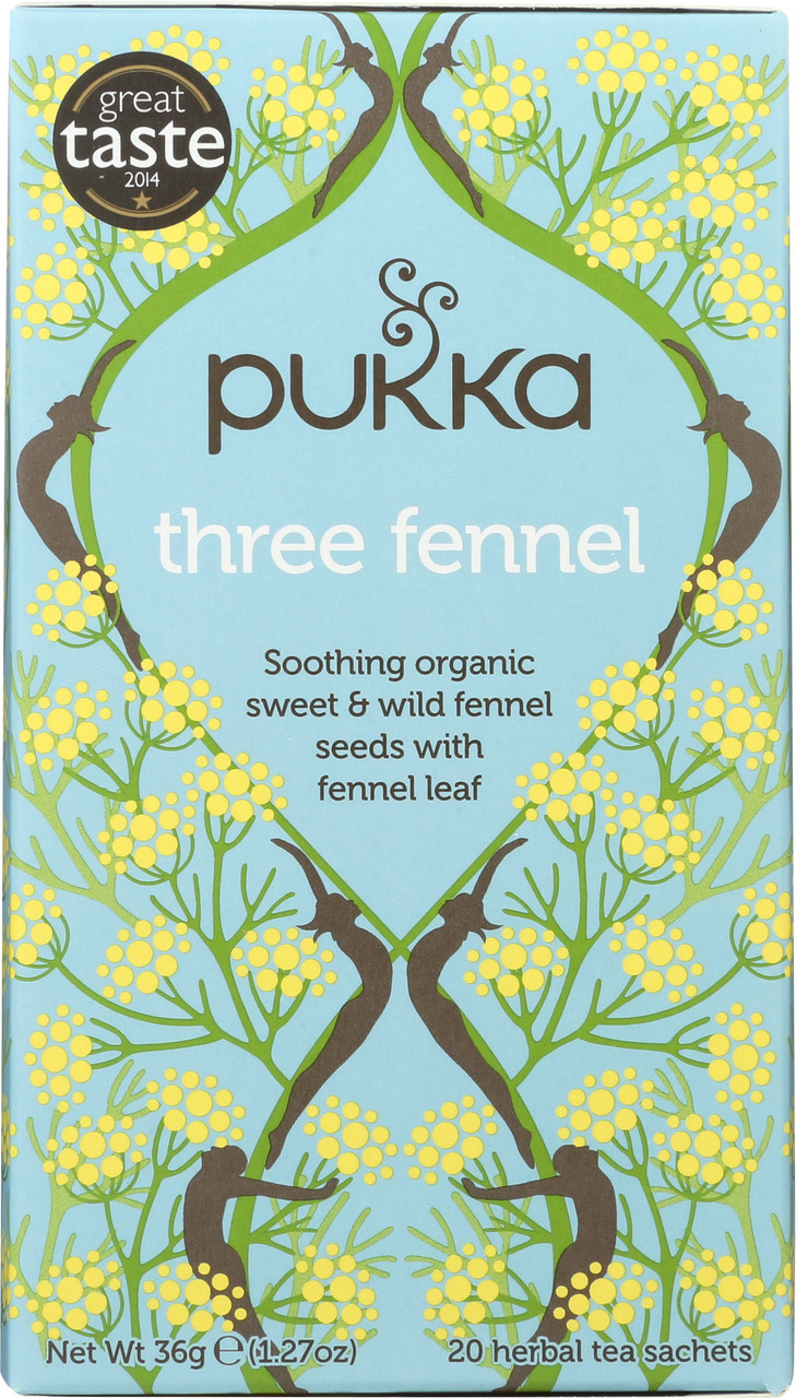 Organic Herbal Tea Three Fennel