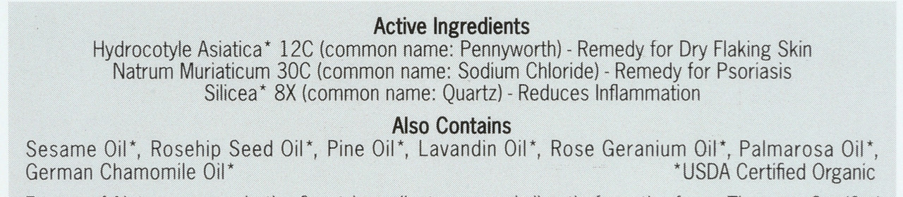 Psoriasis Relief Homeopathic Natural Treatment Organic 0.37oz 11 Ml