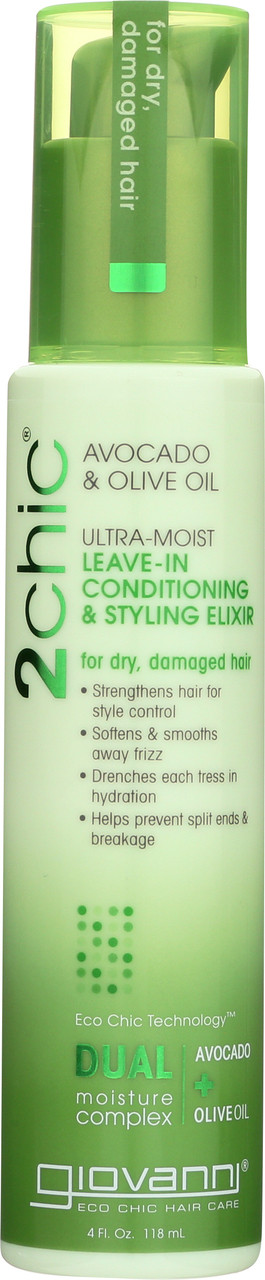 Leave-In Conditioner 2Chic Ultra-Moist Leave-In Conditioning & Styling Elixir With Avocado & Olive Oil