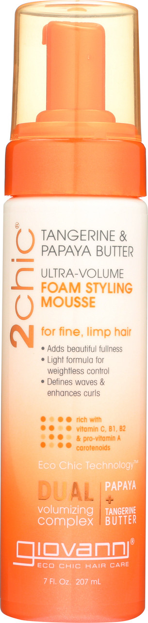 Styling Mousse 2Chic Ultra-Volume Foam Styling Mousse With Tangerine & Papaya Butter