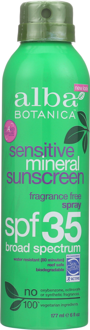 Sunscreen Mineral Very Emollient Frag Free Spf35 Ve Min Frag Free Spf 35 6Oz