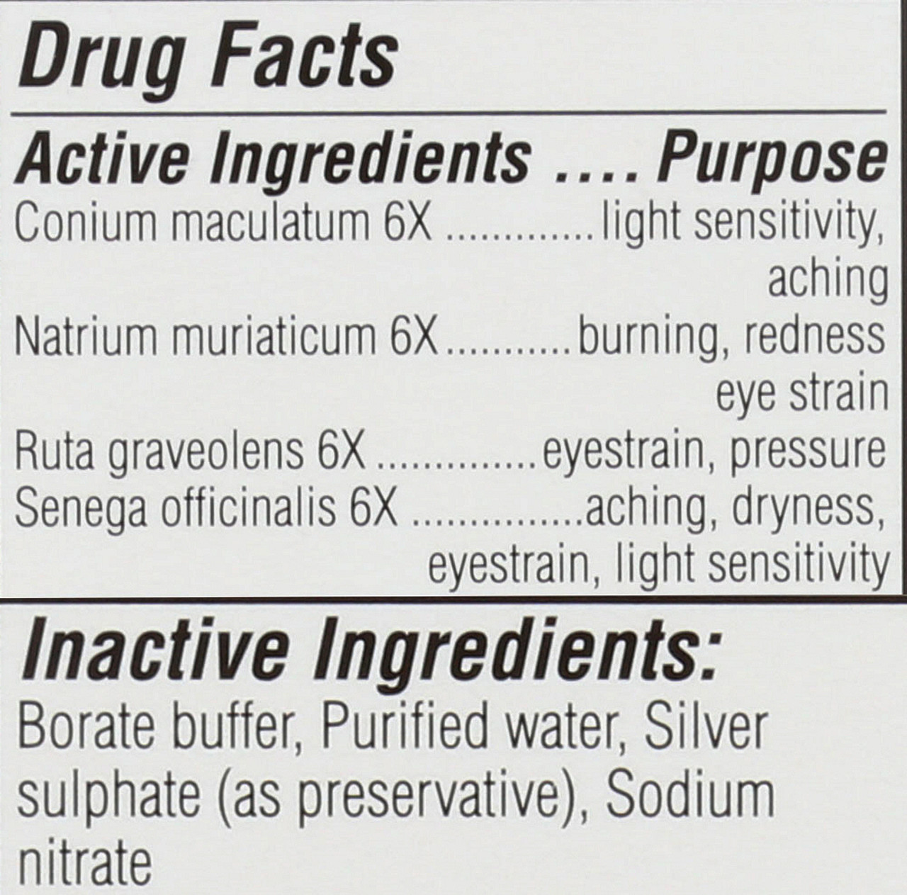 Sterile Eye Drops Computer Eye Relief 10 Ml 0.33 Fl oz