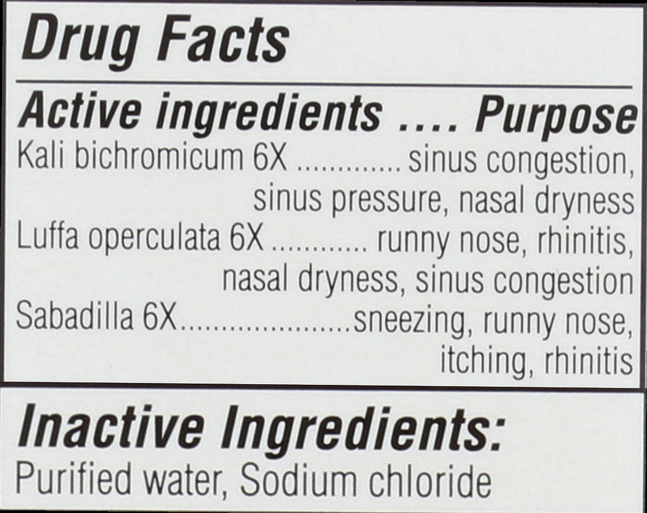 Sinus Relief Nasal Mist Original Swiss Formula 20 Ml 0.68 Fl oz