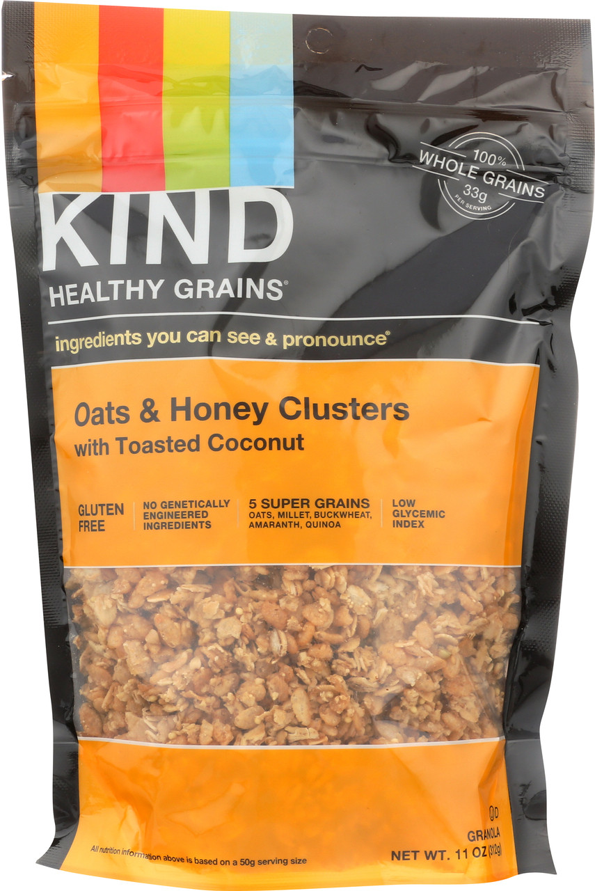 Grains Clusters Oats And Honey With Toasted Coconut