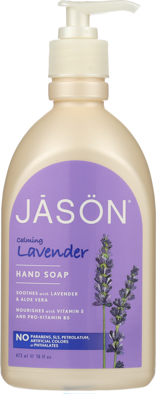 Soap Hand Lavender Calming Jsn Satin Soap Lavender 12/16