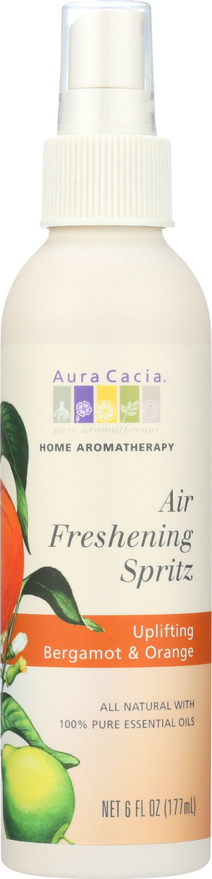 Uplifting Bergamot & Orange Aromatherapy Air Freshening Spritz