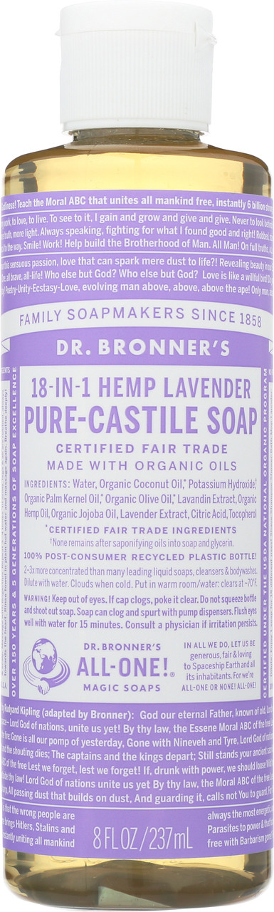 Liquid Soap 18-In-1 Hemp Lavender