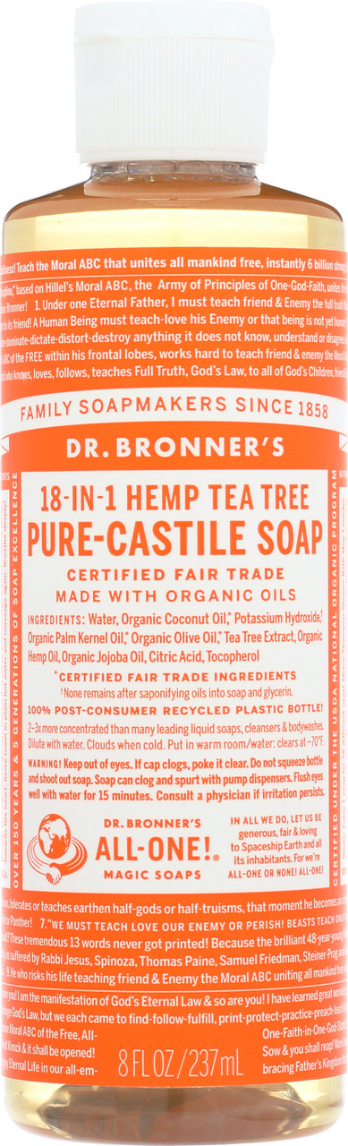 Liquid Soap 18-In-1 Hemp Tea Tree