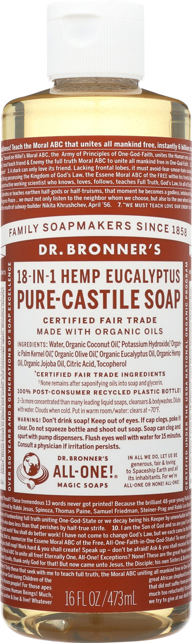 Liquid Soap 18-In-1 Hemp Eucalyptus