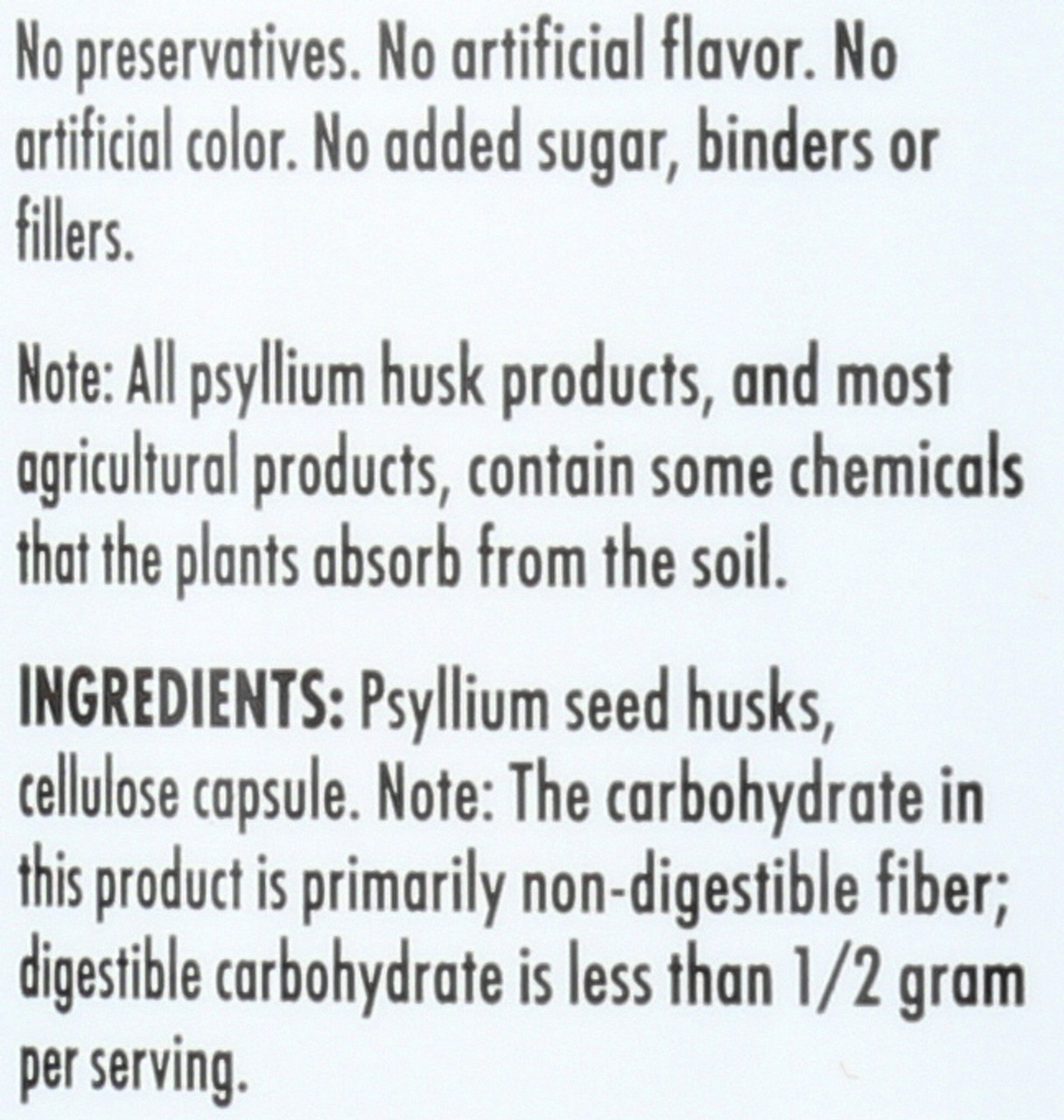 Psyllium Husks Veg Caps Dietary Supplement 180 Vegetarian Capsule