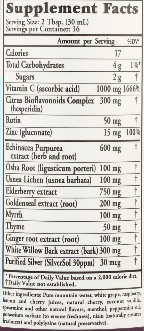 Liquid Nutrients Acf Fast Relief Rapid Immune Recovery For Seasonal Wellness Whole Food Complex Vegetarian, Gluten Free 16 Fl oz 473 Ml