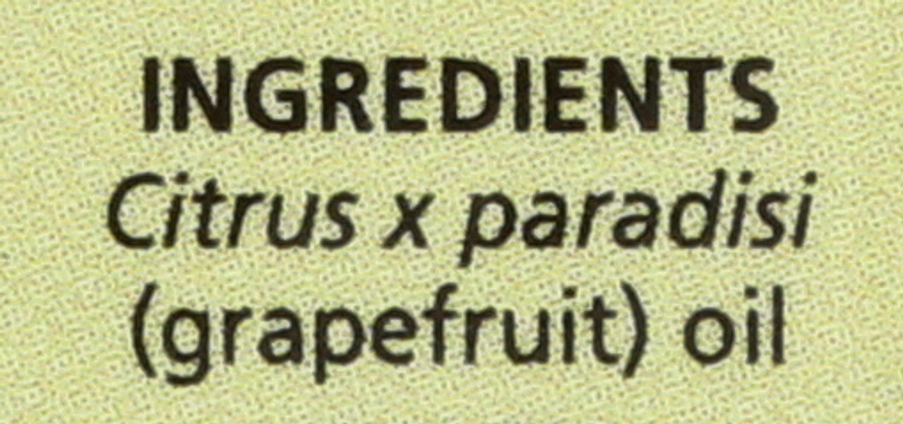 Grapefruit Essential Oil Grapefruit 0.5 Fl oz 15 Ml