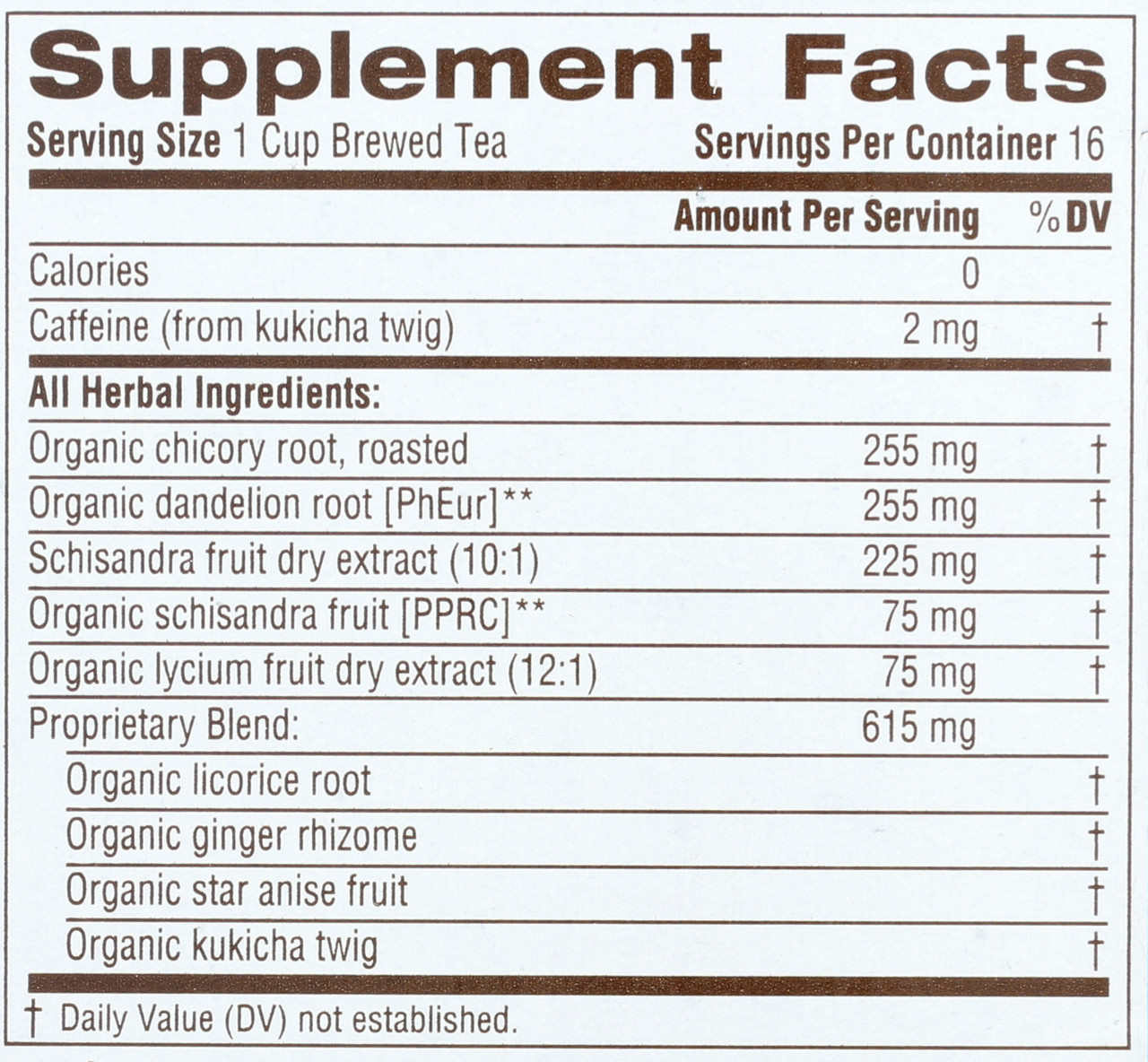 Bagged Tea Everyday Detox® Herbal Supplement 16 Tea Bag 0.85oz