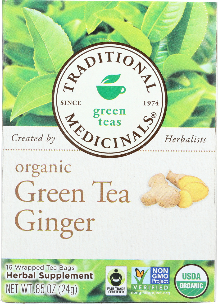 Bagged Tea Green Tea Ginger