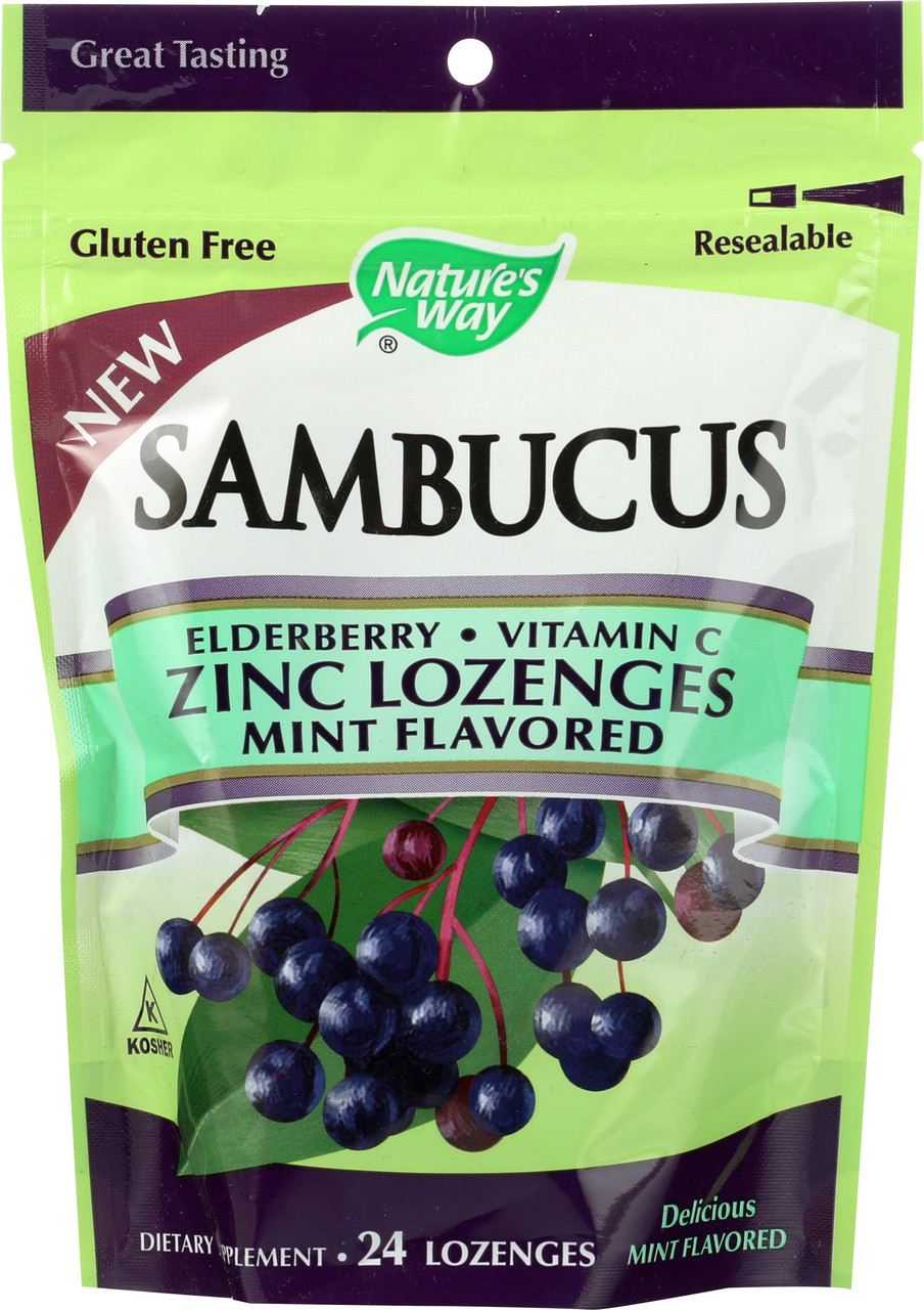 Sambucus Lozenges Mint Immune