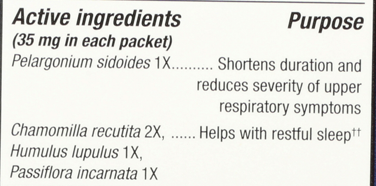 Umcka Coldcare Day+Night Hot Dk Immune / Lemon-Citrus Plus Honey-Lemon Flavored - Two Formulas In One Box; Features Clinically Proven Pelargonium Sidoides 1X, Same Potency As Syrups. 12 Packets