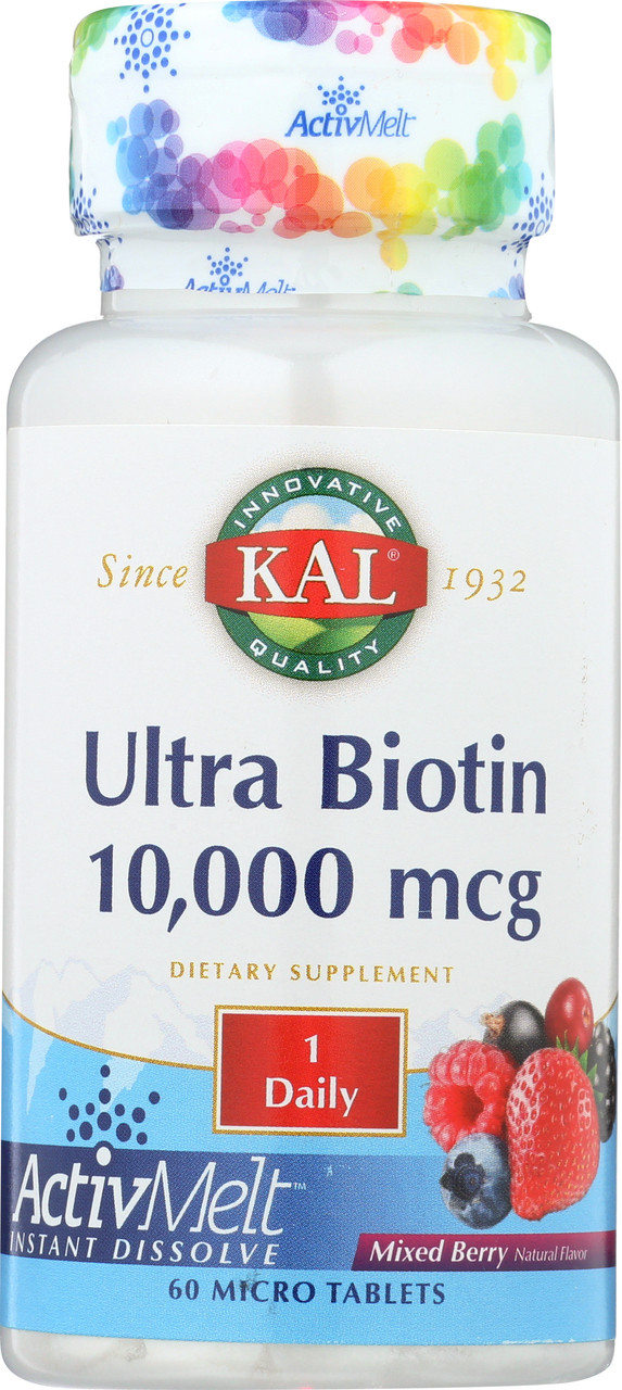 Ultra Biotin Activmelt Mixed Berry 60 Micro Tablets