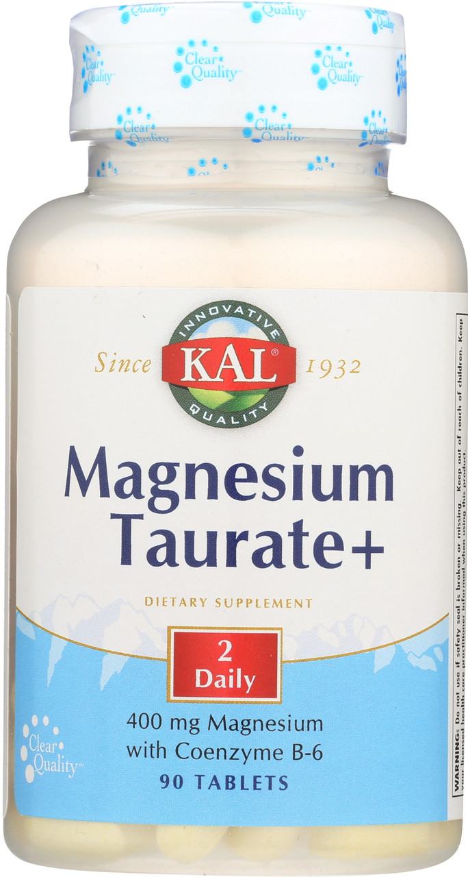 Magnesium Taurate+ 400mg Magnesium With Coenzyme B-6 90 Tablet