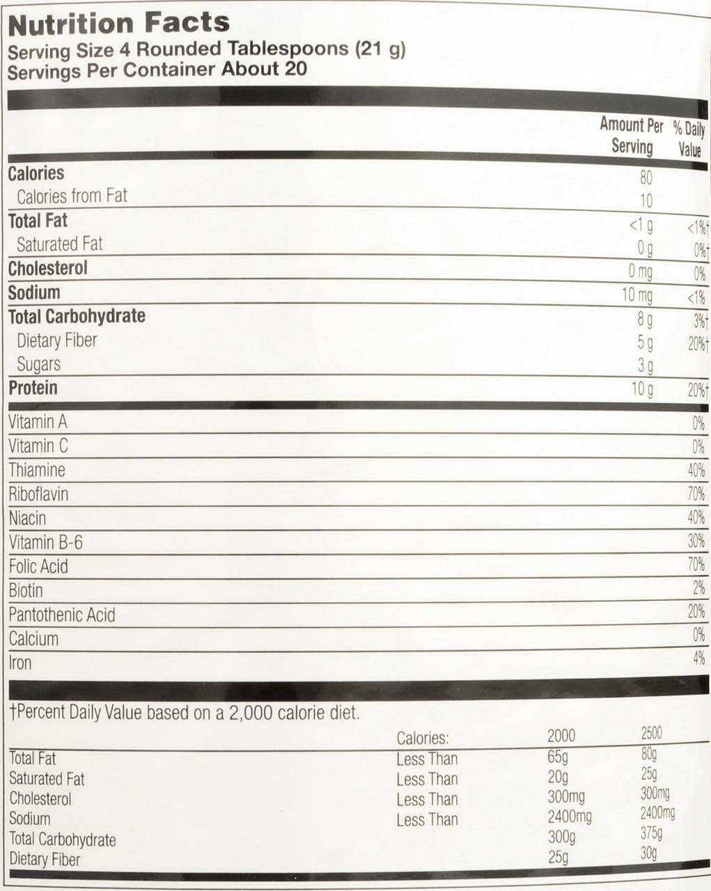 Imported Nutritional Yeast Wonderful Nutty Flavor 14.8oz 420g